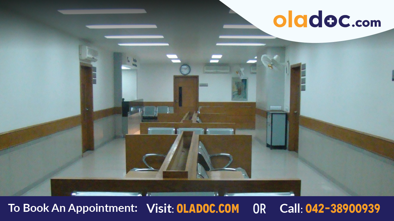 Waiting area at Hill Park General Hospital Karachi